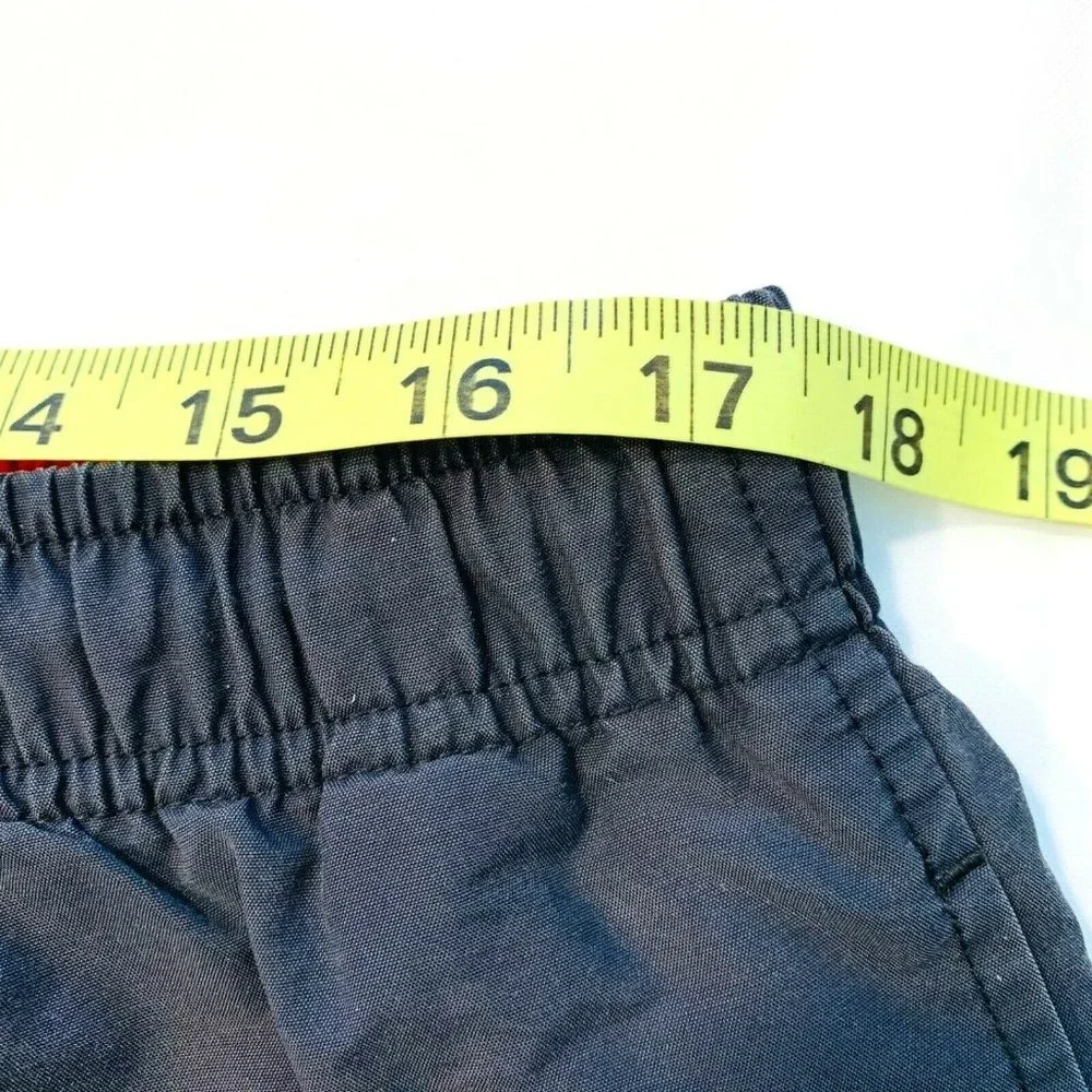 Vintage Polo Sport Ralph Lauren Swim Trunks Mesh Lined Cotton Nylon Gray Mens XL